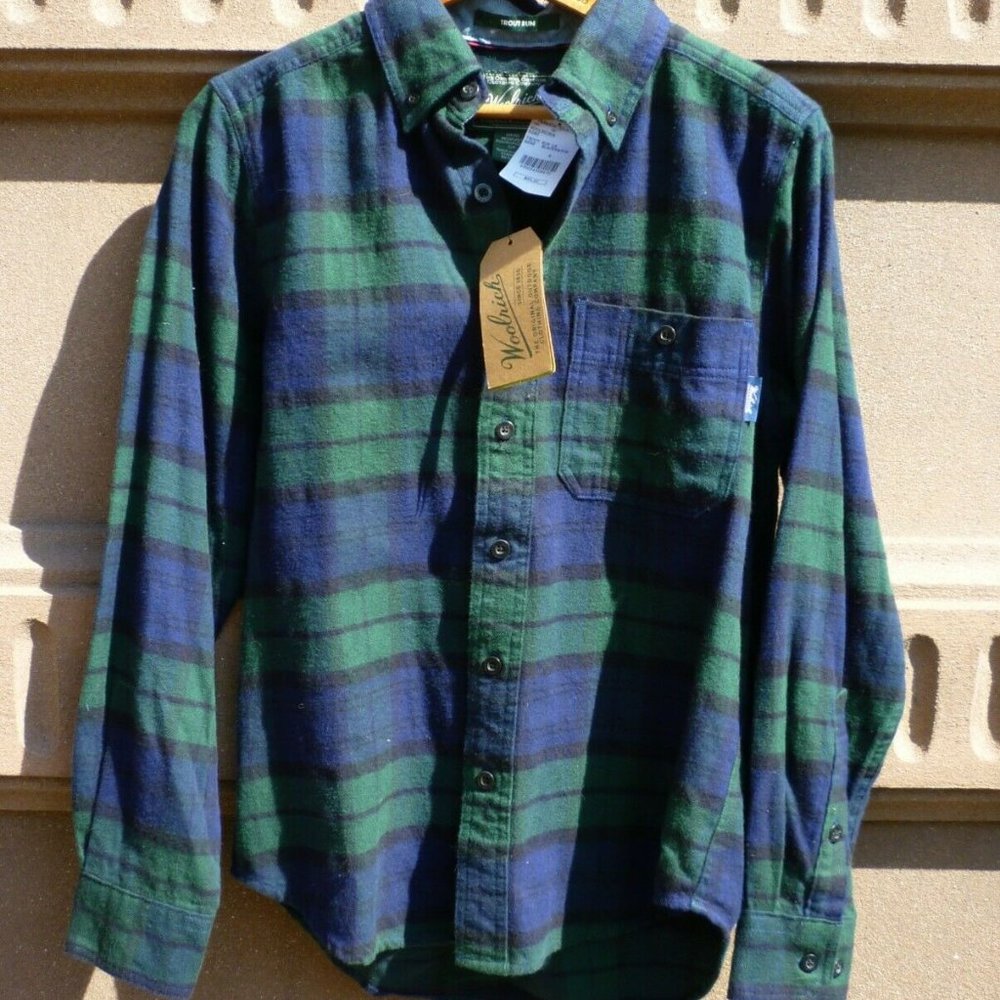 Woolrich Trout Run Black Watch Flannel Shirt